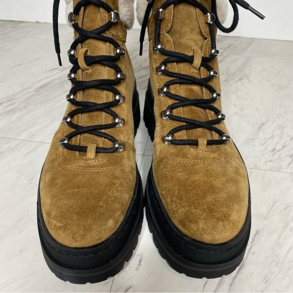 New! Marc Fisher Pierson Platform Lug Sole Lace Up Bootie 8 1/2 M - Picture 10 of 14